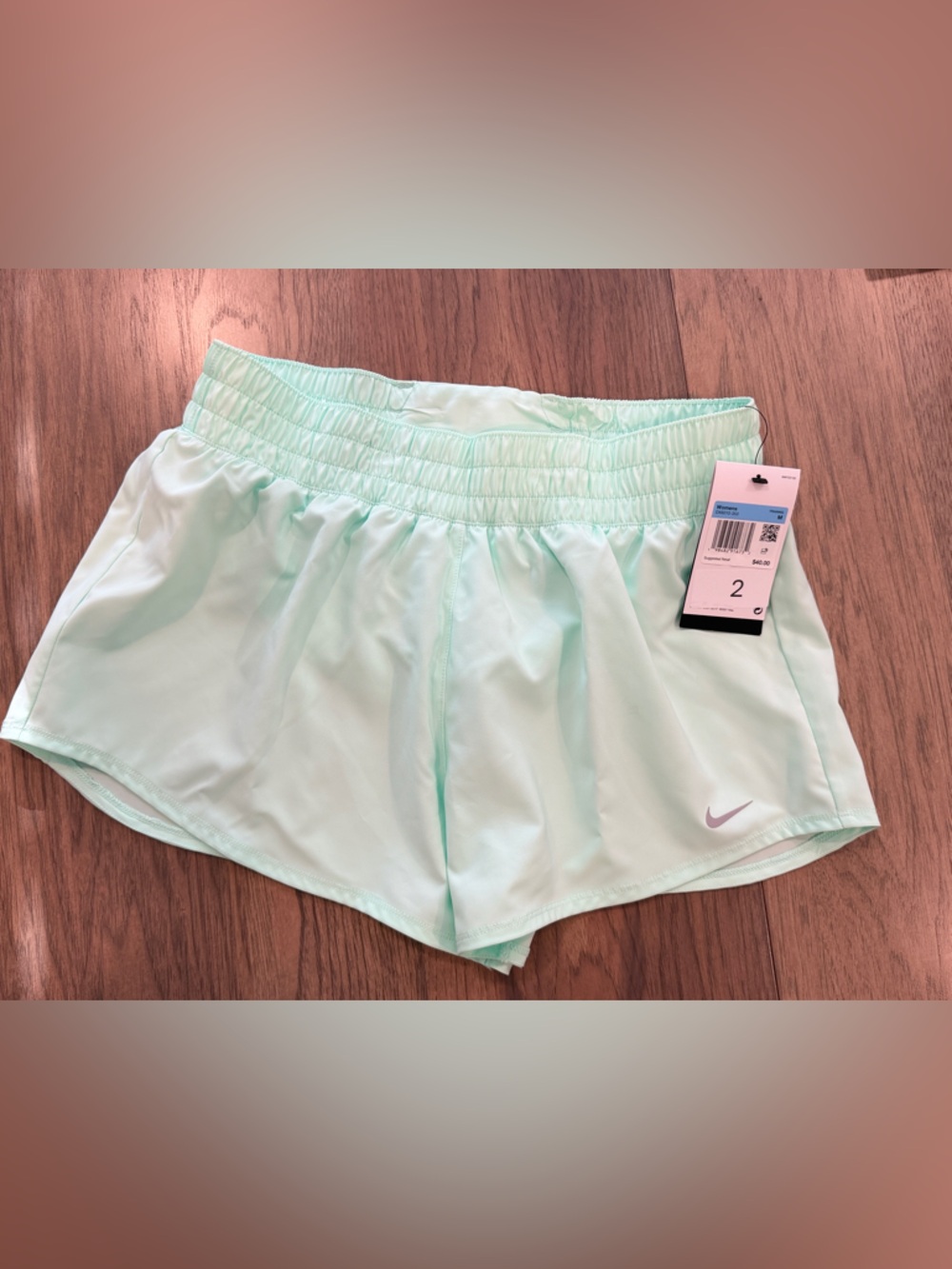 Nike Light Mint Green Training Shorts